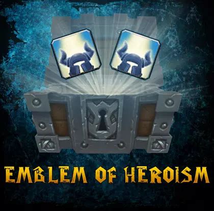emblem of heroism|fastest way to get emblem of heroism.